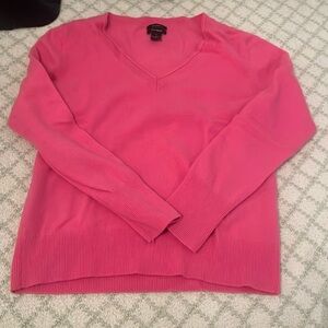 Pink cashmere sweater